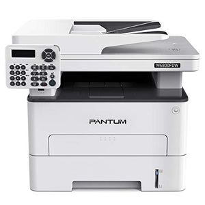 Pantum Monochrome Wireless Multifunction All-in-One Laser Printer with Print Scan Copy Fax Automatic Duplex Printing-Laserjet M6800FDW