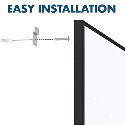 Quartet Whiteboard/Dry Erase Board, Magnetic, 4'x3', Fusion Nano-Clean, Black Aluminum Frame (NA4836FB)