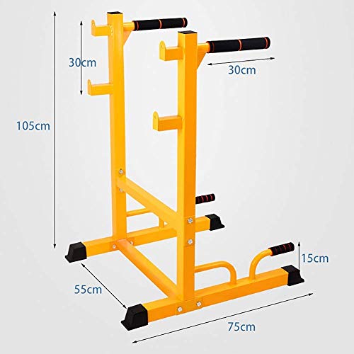 Barbell Rack Home Gym Fitness Squat Rack Squat Rack, Parallel Bars Home Weightlifting Rack, Small Power Tower, Multi-Function Dip Stand Dip Station Dip Bar, Gym Strength Training Fitness Equipment