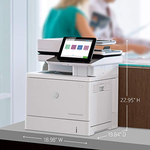 HP Color LaserJet Enterprise Flow Multifunction M578c Duplex Printer with Stapler (7ZU87A)