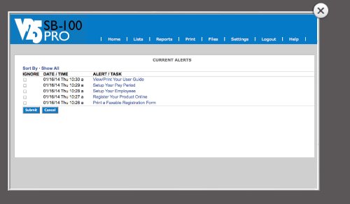 SB-100 PRO 25 Universal Employee Time Clock (Industry First: Manage Timecards via USB, Network or Web). No Monthly Fee.