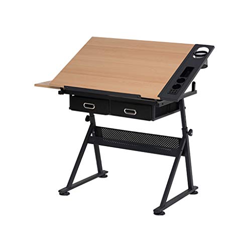 Adjustable Drawing Craft Table,with Adjustable Height for Art Design Drawing Writing Painting Crafting Drafting Work and Study