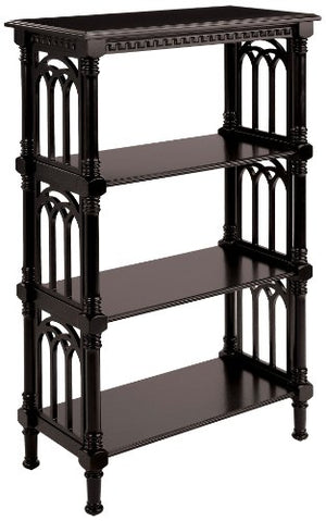 Sterling 6040239 Cheval Traditional Asian Hardwood Bookcase, 46-1/4-Inch, Espresso
