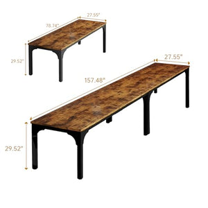 Trggivs 13FT Conference Table - Large Rectangle Meeting Seminar Desk