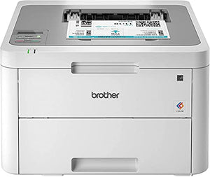 Brother HL-L3210CW Compact Digital Color Laser Printer - Wireless Connectivity - Mobile Printing - Up to 19 Pages/Min - Up to 250-sheet/tray - Up to 2400 x 600 DPI - 1-line Mono + iCarp HDMI Cable