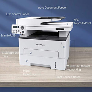 Pantum M29DW Wireless All-in-One Laser Printer, Duplex Two-Sided Printing, Networking & USB 2.0 (33PPM, One-Year Limited Warranty)