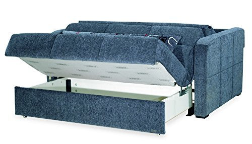 Casamode Ferra Fashion Loveseat Sleeper Gray Chennile