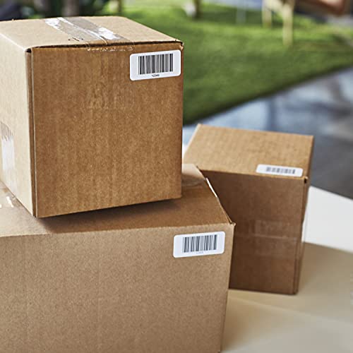 DYMO Authentic LabelWriter Multi-Purpose Labels for LabelWriter Label Printers, White, 1'' x 2-1/8'' (30336), 12 Rolls of 500