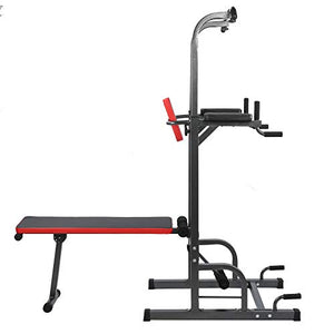 Multifunction Pull‑up Frame Bracket, Multifunctional Workout Equipment Exercise Machine with Foldable Supine Position Plate Fitness Equipment for Home Gym Fitness Strength Training