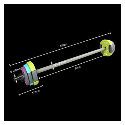 ZAJ Barbell 20KG Barbell Plates Set, Adjustable Weights Solid Steel Dumbbells Pair for Adults Home Fitness Equipment Gym Workout Strength Training with Connecting Rod Used as Barbell Fitness