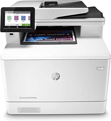 HP Color LaserJet Pro Multifunction M479fdw Wireless Laser Printer with Additional 550-Sheet Feeder Tray (CF404A)