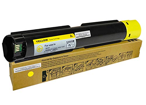 Toner Tap for Xerox Versalink C7020 C7025 C7030 Color Printers (4 Pack Bundle) - High Yield Compatible Toner Cartridge Set (OEM Part# 106R03741, 106R03744, 106R03743, 106R03742)