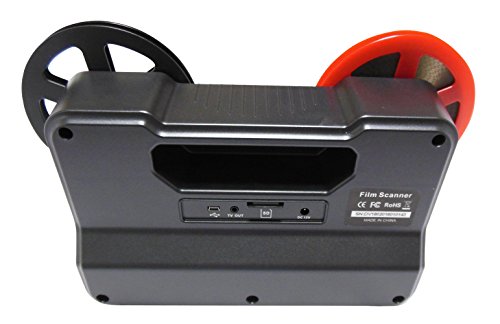 Wolverine 8mm and Super 8 Film Reel Converter Scanner to Convert Film into Digital Videos. Frame by Frame Scanning to Convert 3 inch and 5 inch 8mm Super 8 Film reels into 720P Digital