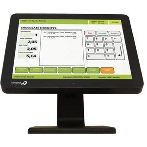 Bematech LE1015-J POS Touch Screen Monitor, True Flat, Projected Capacitive Touch, USB