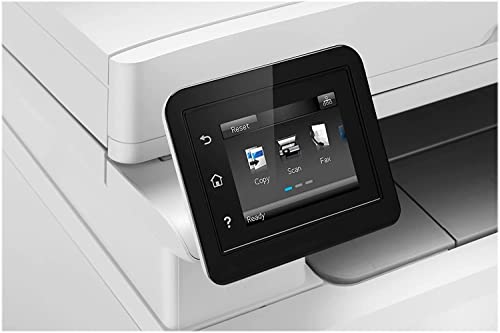 HP Color Laserjet Pro M283cdw-D Wireless All-in-One Laser Printer, White, Print Scan Copy Fax, Remote Mobile Print, 260-Sheet, 22ppm, 600x600DPI, Auto 2-Sided Printing, Durlyfish USB Printer Cable