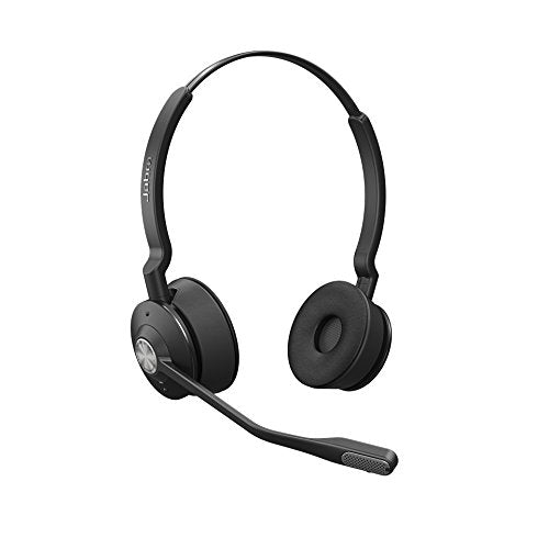 Cisco Compatible Jabra Engage 65 Wireless Headset Bundle with EHS Adapter | Cisco IP-Phones, Jabber, Spark, Finesse, CIPC, CUPC, CUCILync, PC/MAC, USB, Bluetooth (Stereo - EHS - Cloth)