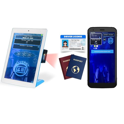 MinorDecliner Smart ID Scanner and Mobile Camera ID Scanner Bundle - Detects Expired IDs and Underage Consumers - Reads 2D Barcodes in All 50 States