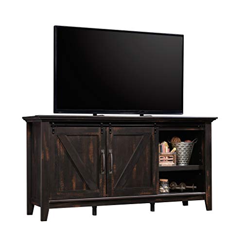 Sauder Dakota Pass Credenza for TVs up to 70" - Char Pine Finish