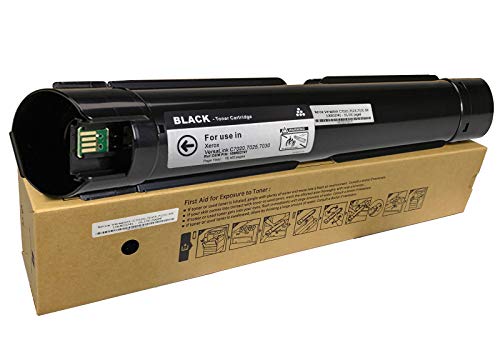 Toner Tap for Xerox Versalink C7020 C7025 C7030 Color Printers (4 Pack Bundle) - High Yield Compatible Toner Cartridge Set (OEM Part# 106R03741, 106R03744, 106R03743, 106R03742)