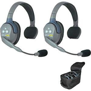 EARTEC UL2S Ultralite 2-Person Headset System with 6Ave Cleaning Kit