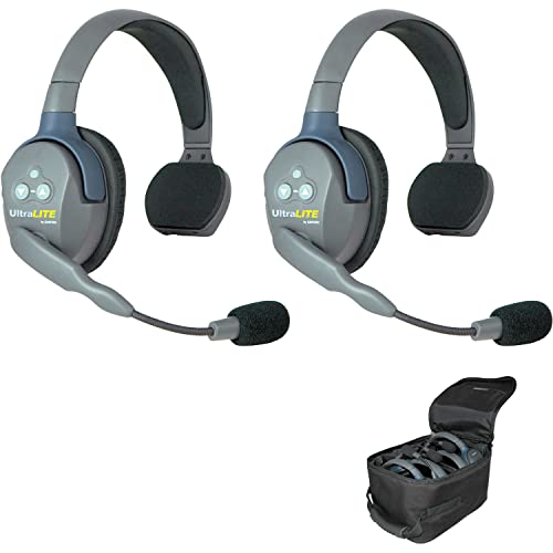 EARTEC UL2S Ultralite 2-Person Headset System with 6Ave Cleaning Kit