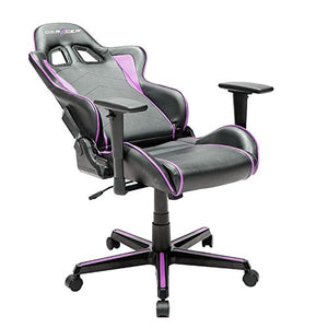 DXRacer OH/FH08/NP Formula Series Black and Pink Gaming Chair - Includes 2 Free Cushions and on Frame
