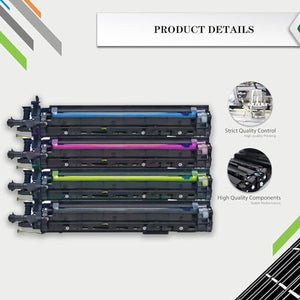 PUCIO Developer Unit Compatible with Konica Minolta C220 C280 C360 Printers - 4 Color