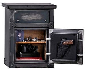 LONGHORN LNS2618 Nightstand by Rhino Metals, Gun Safe, Security Safe, End Table w/Heavy Duty Drawer, 60 Minutes Fire Protection, Electronic Lock and Bonus Handgun Holder