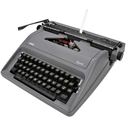 Royal Epoch Classic Portable Manual Typewriter - Gray by Royal