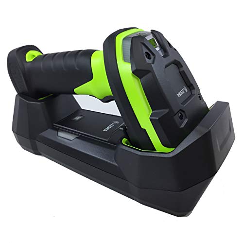 Zebra DS3678-SR Ultra-Rugged Cordless 2D/1D Barcode Scanner Kit, Bluetooth, FIPS, Vibration Motor, Includes Cradle, Power Supply, RS232 Cable and Heavy-Duty Shielded 7 ft USB Cable (CBA-U42-S07ZAR)