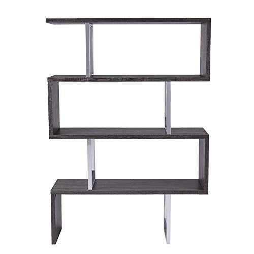 Furniture HotSpot Free Standing Etagere Bookcase - 3 Tier Bookshelf - Open Concept