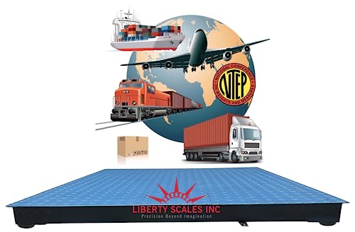 Liberty Scales LS-800-4x4 NTEP Certified Digital Floor Scale 48” x 48” Industrial Warehouse Pallet Scale