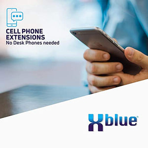 Xblue QB2 System Bundle with 6 IP5g IP Phones - Auto Attendant, Voicemail, Extensions, Call Recording