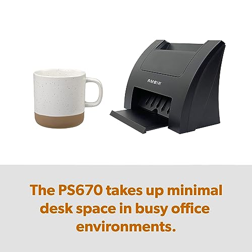 Ambir PS670st High Speed Single Sided Vertical USB Powered Card Scanner for Windows PC