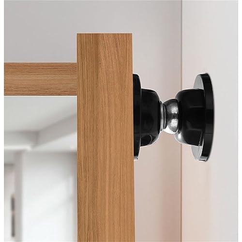 Magnetic Anti-Collision Door Stopper - Black, 1