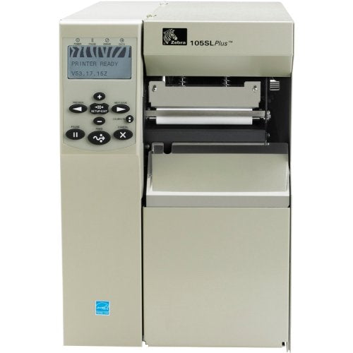 Zebra Technologies Corporation - Zebra 105Slplus Thermal Transfer Printer - Monochrome - Desktop - Label Print - 4.09" Print Width - Peel Facility - 12.01 In/S Mono - 203 Dpi - Usb - Serial - Parallel - Ethernet - Lcd "Product Category: Printers/Label/Rec
