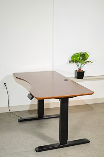 Canary Products ABC592BK Height Adjustable Electric Desk Frame w/Dual Motor, Tabletop Not Included, 50 Inch Max, Black