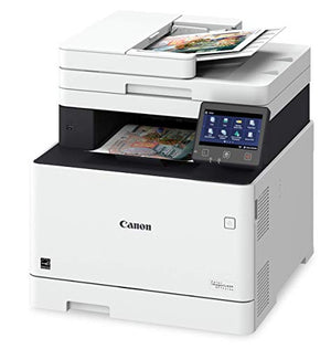 Canon Color imageCLASS MF741Cdw - Multifunction, Wireless, Mobile Ready, Duplex Laser Printer (Comes with 3 Year Limited Warranty), White, Mid Size, Amazon Dash Replenishment Ready