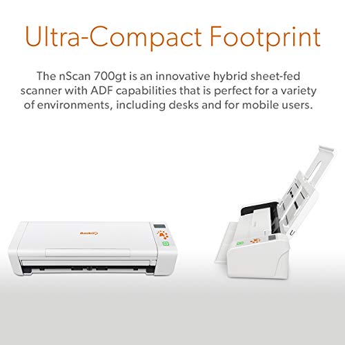Ambir nScan 700gt Hybrid Duplex Document Scanner