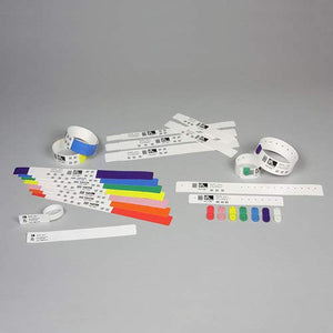 Zebra HC100 Wristband Cartridges (White) - 1.00" x 11.00" (P/N 10006995K)
