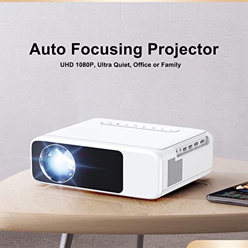 Ciciglow Mini Projector 1080P 380ANSI 2.4G/5G WiFi BT5.1 4K Decoding Auto Focusing Wireless Projector