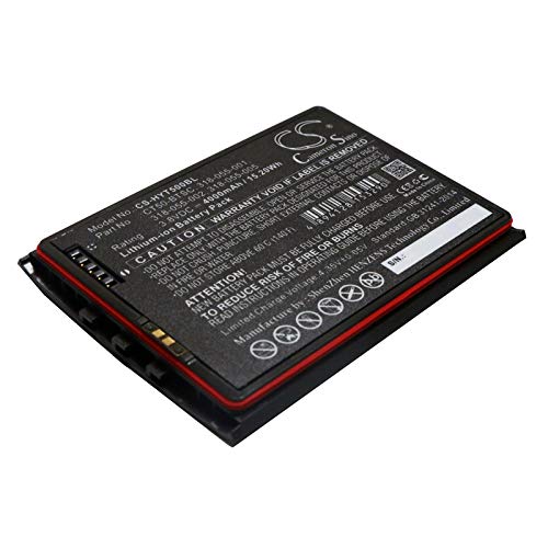 XSPLENDOR (5 Pack) Battery for Honeywell CT40 CT40XP CT50-BTSC 4000mAh