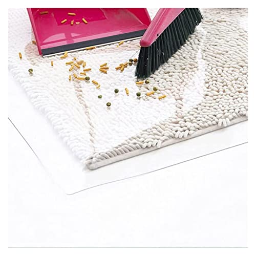 YUYI Clear PVC Desk Chair Mat - Non-Slip Office Carpet Floor Protector - 1.5mm, Various Sizes