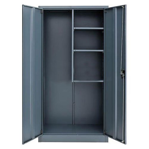 Global Industrial Assembled Janitorial Cabinet, 36x18x72, Gray