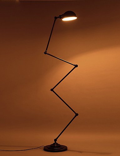 SSBY Northern Europe Contracted Style Long Arm Iron Floor Lamp Office Foyer Bedroon Decoration Floor Light, 110-120v