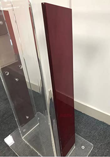 HAicom Clear Acrylic Vertical Podium Stand, 43.5" Tall - Floor-Standing Podium for Church, Office, School