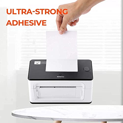 MUNBYN Pink Label Printer with Shipping Scale, Stack of 500 Thermal Labels