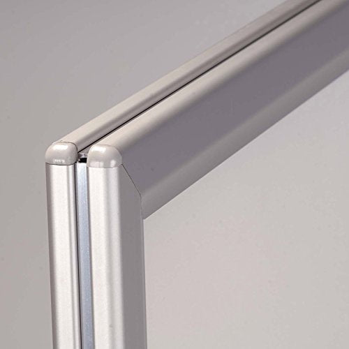 Outdoor Display Advertising Sidewalk Sign for 30x40 Inch Posters, Snap Open Frame, Double Sided, Water Base, High Wind Resistant with Spring Base