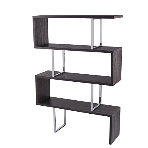 Furniture HotSpot Free Standing Etagere Bookcase - 3 Tier Bookshelf - Open Concept