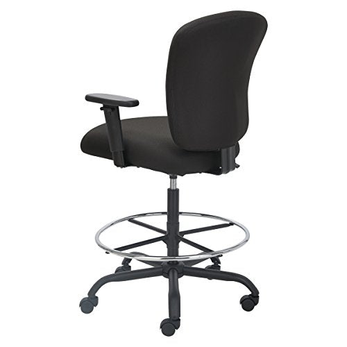 Alera ALEMT4610 Mota Series Big and Tall Stool, Black